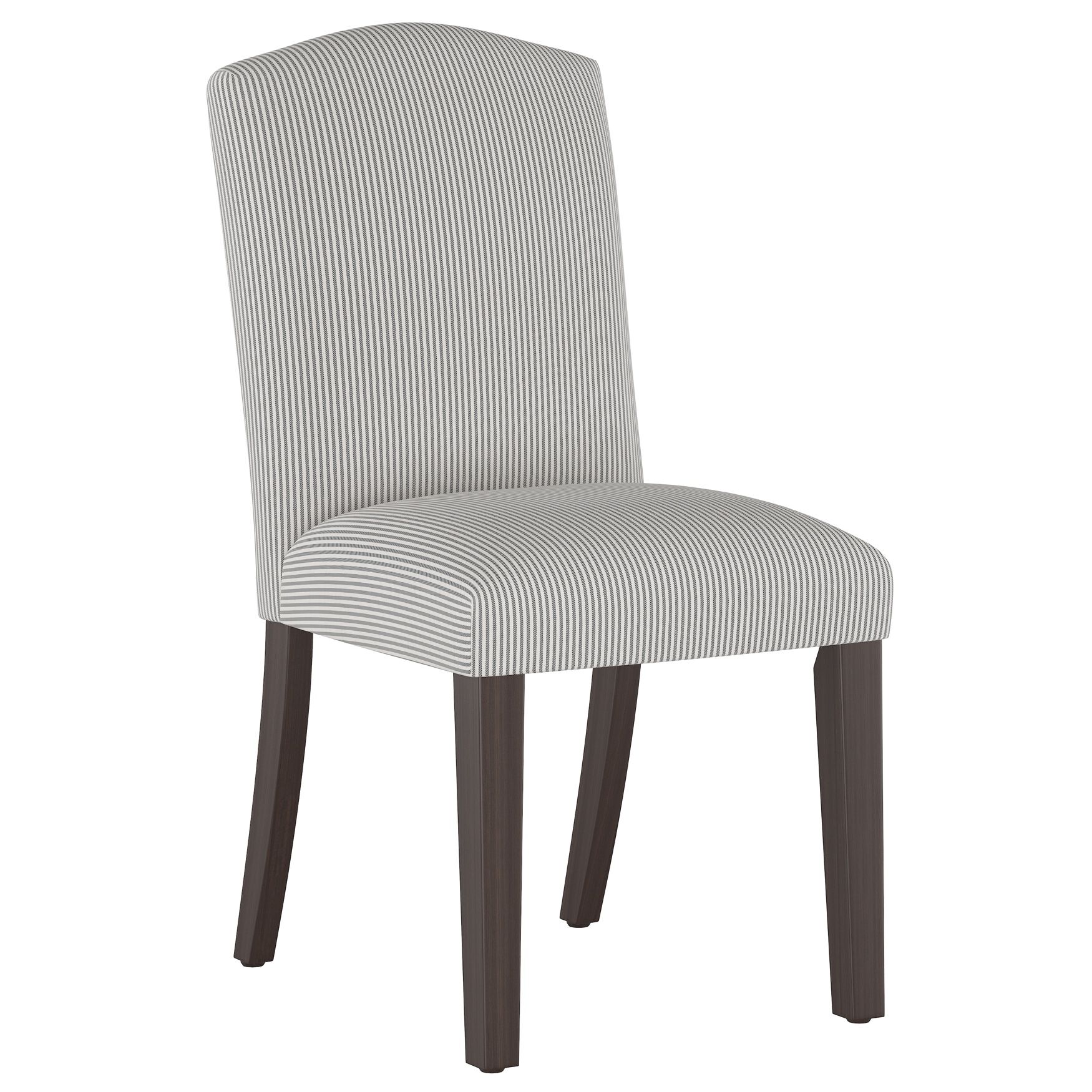 Stripe Back Dining Chair, CHARCOAL, hi-res image number 0