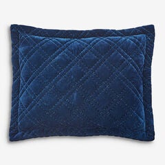 Velvet Diamond Quilted Sham