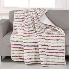 Bella Ruffle Quilted Throw Blanket