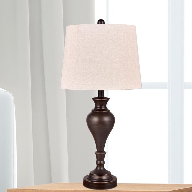 Oil Rubbed Bronze Metal 27 inches Table Lamp, Set 2, , on-hover image number 1