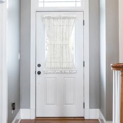 Cotton Voile Door Panel