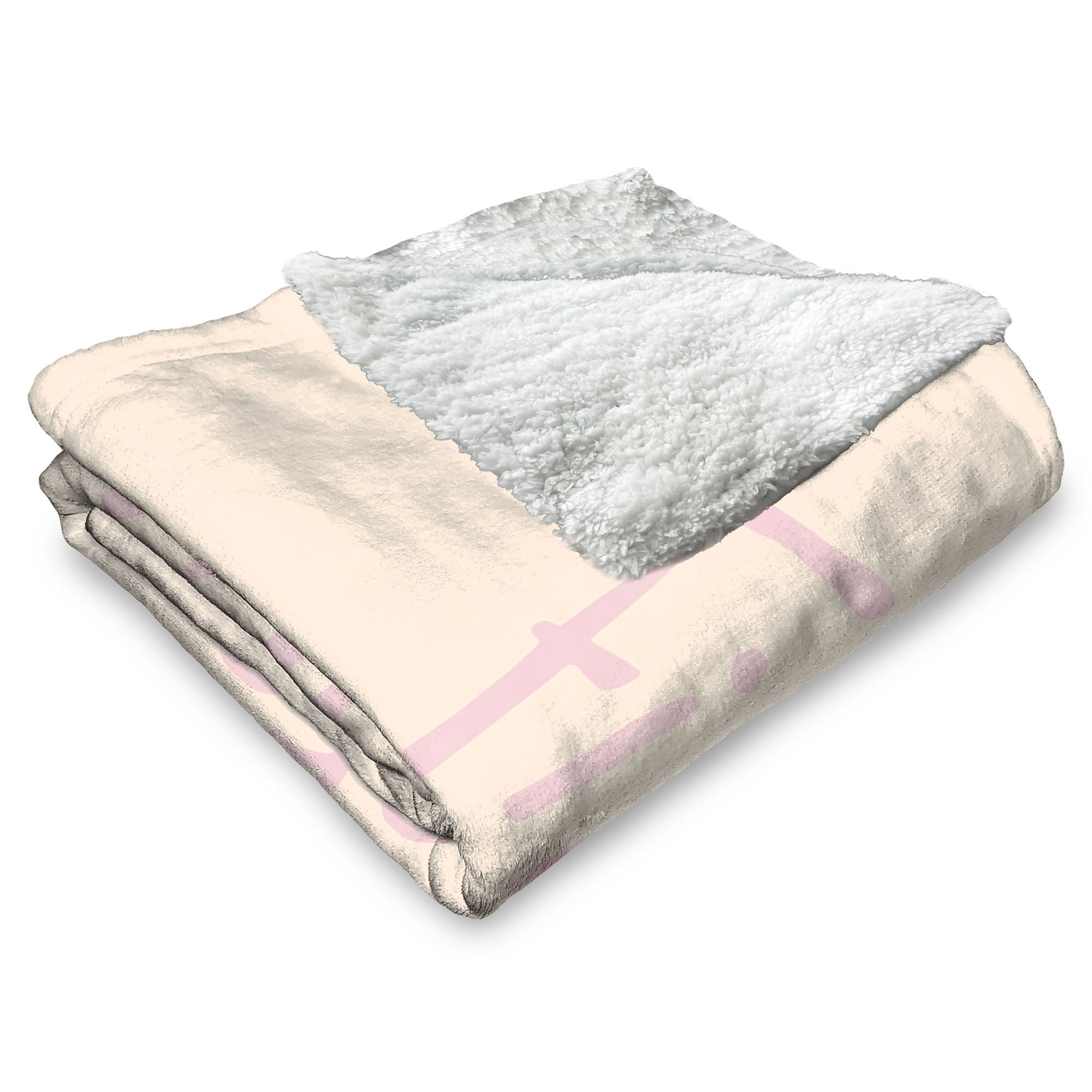 Warner Bros. Where the Wild Things Are Find Me Pink Silk Touch Sherpa Throw Blanket 50x60 Inches, TAN, alternate image number 3