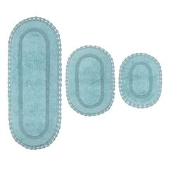 Hampton Crochet 3 Piece Bath Rug Collection