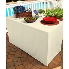 Fresh Ideas Stain- & Wrinkle-Resistant Table Cover 34"Sq.