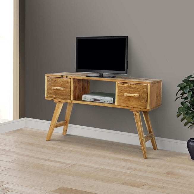 Java Wood TV Cabinet/Entryway Table with Drawers, , on-hover image number 1