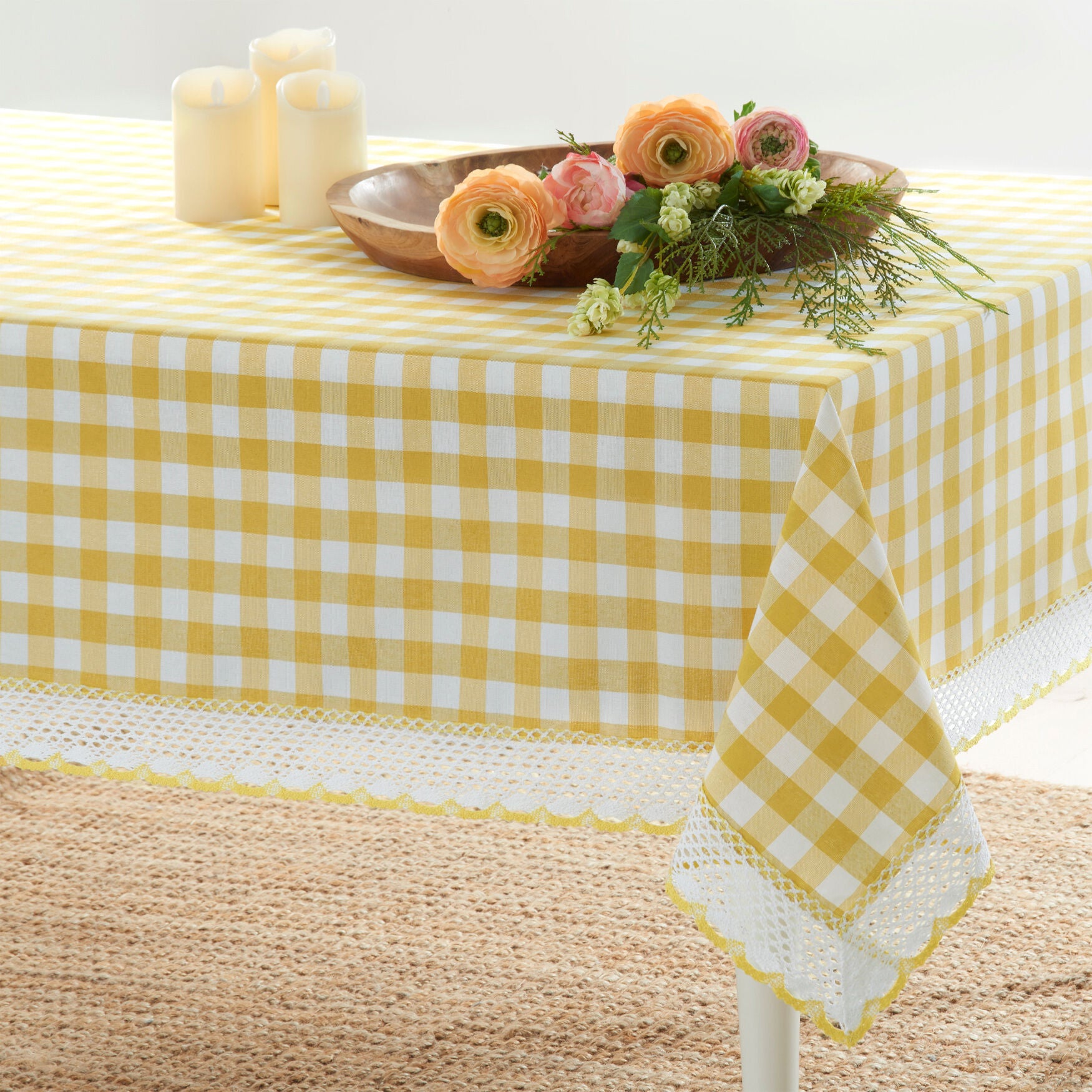 Buffalo Check Tablecloth - 60-in x 84-in, , alternate image number 19