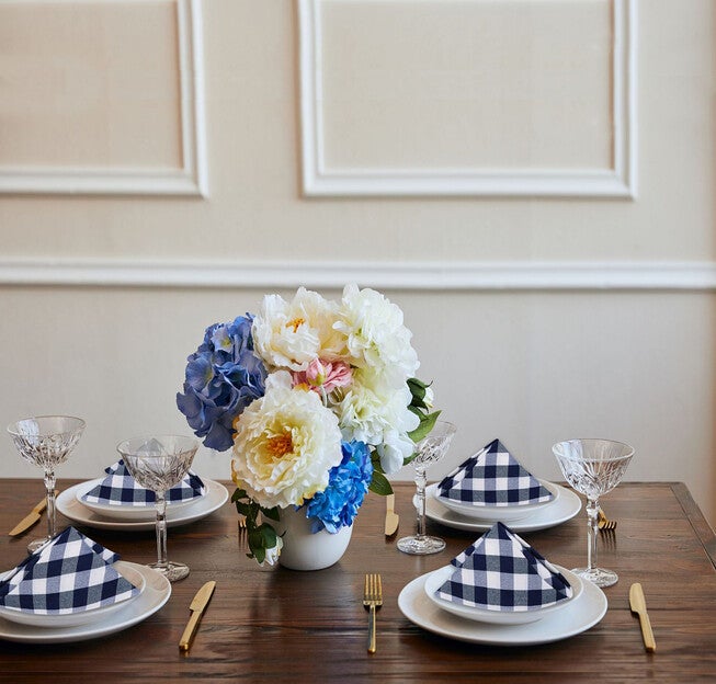 Buffalo Check Dinner Table Napkins Set of Four, , alternate image number null