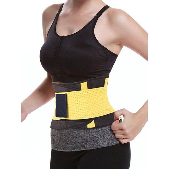 Pro Power Adjustable Fitness Waist Trainer/Support Belt Red Wellness, , on-hover image number null