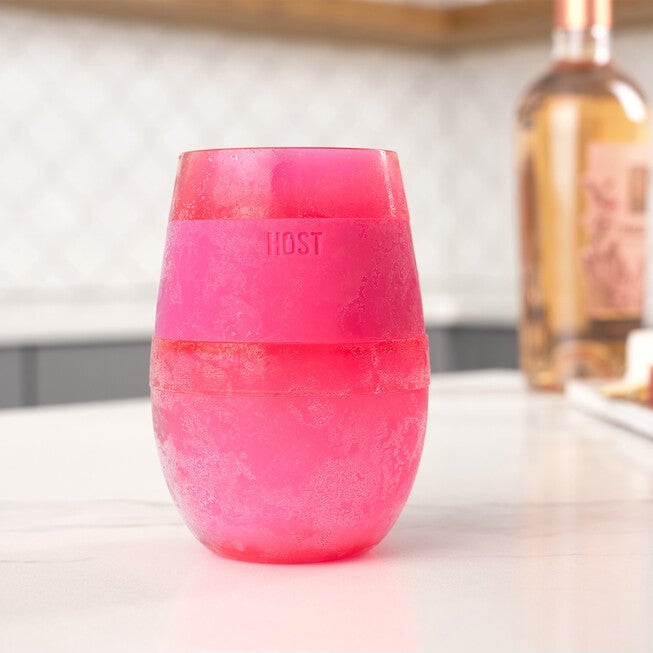 Wine Freeze Cooling Cup In Translucent Magenta, , on-hover image number null