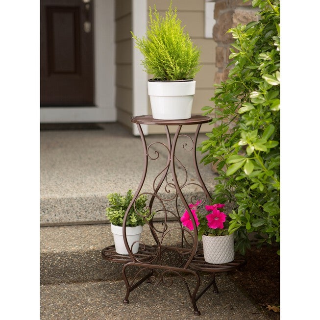 Hourglass Triple Plant Stand, , alternate image number null