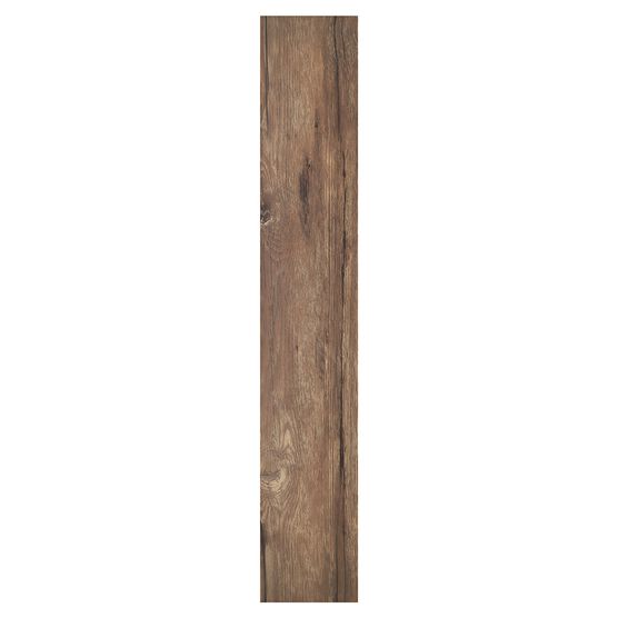Sterling Walnut 6x36 1.2mm Self Adhesive Vinyl Floor Planks - 10 Planks/15 sq. ft., SADDLE, hi-res image number null