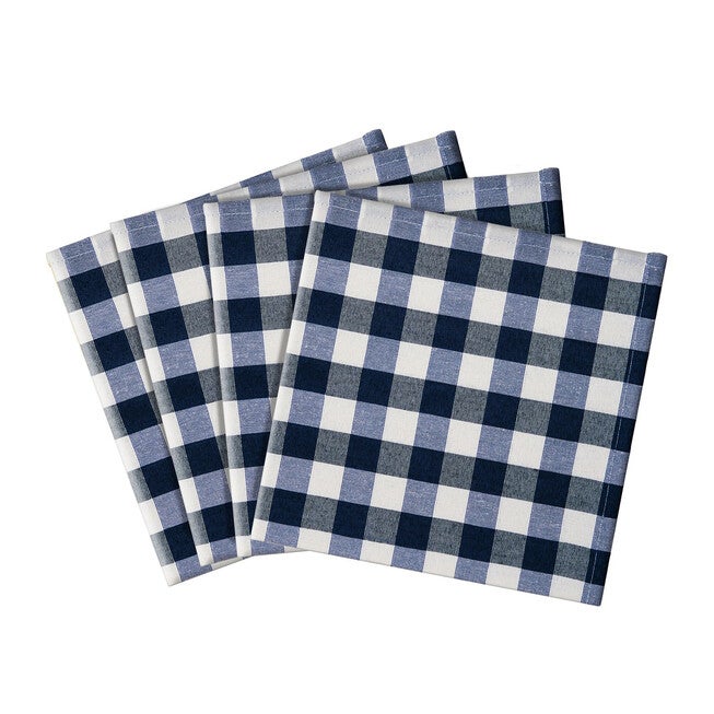 Buffalo Check Dinner Table Napkins Set of Four, , alternate image number null