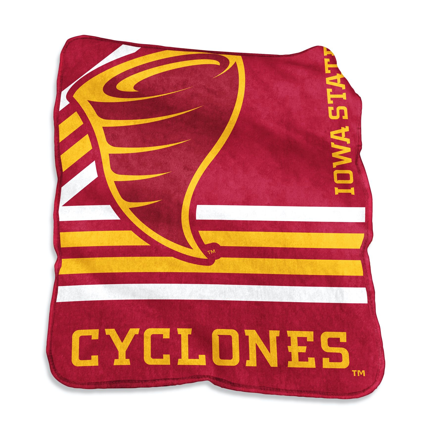 Iowa State Raschel Throw Home Textiles, MULTI, hi-res image number 0
