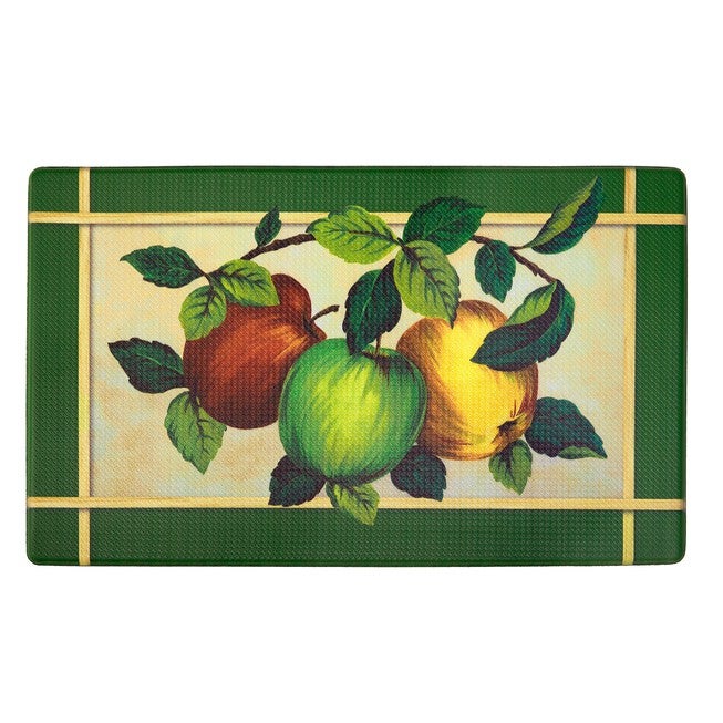 Anti-Fatigue Mat 18 inches x 30 inches, GREEN FRUIT, hi-res image number null