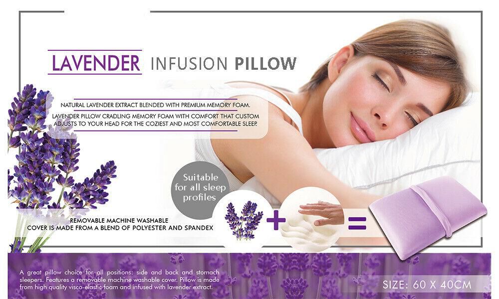 Aromatherapy Infused Pillow Lavender, LAVENDER, alternate image number 5