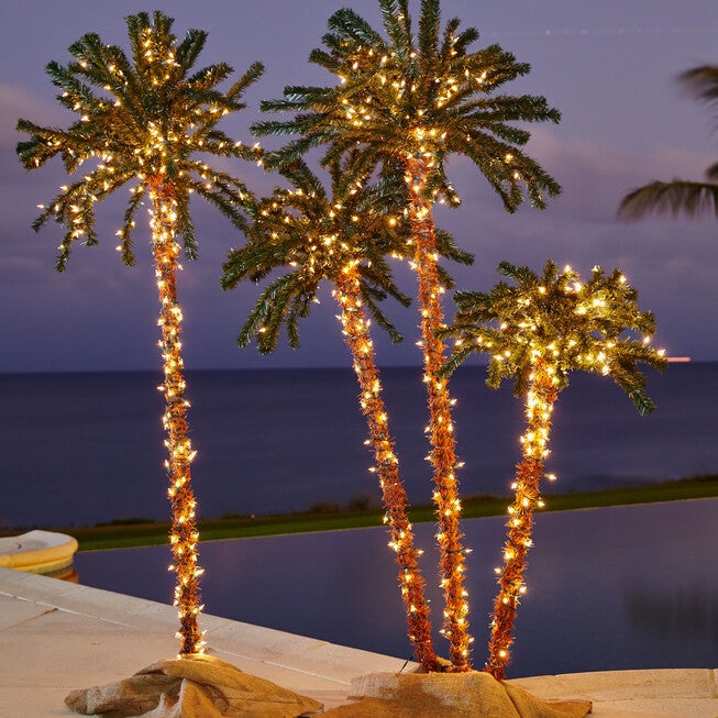 6' Pre-lit Single Palm Tree, , alternate image number null