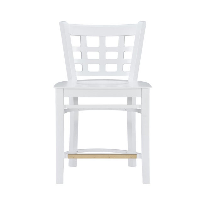 Lola Counter Stool White Set of 2, , alternate image number 5