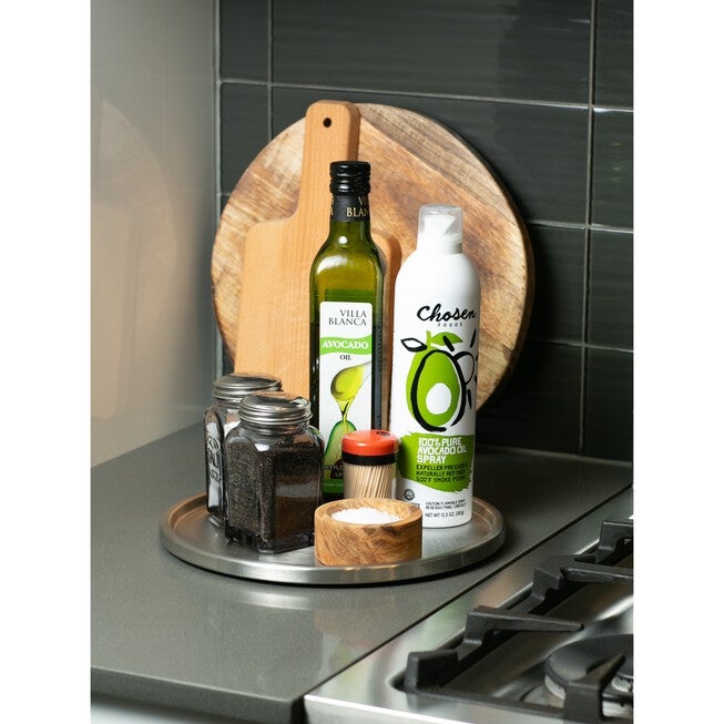 Lazy Susan - Single Tier Stainless Steel, , on-hover image number 1