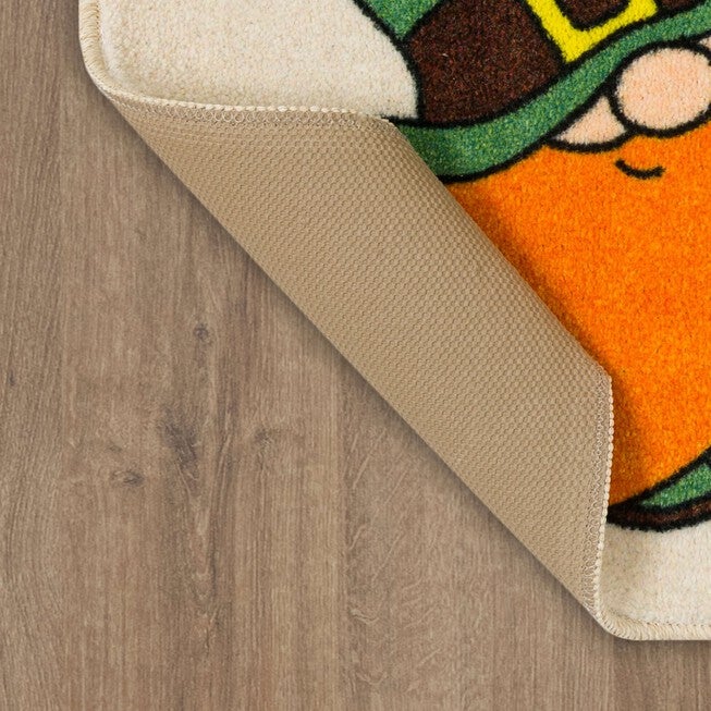 Leprechaun Clover Green Kitchen Rug, , alternate image number null