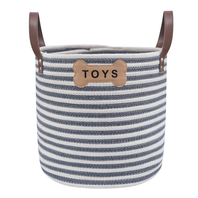 Sienna Toy Pet Dog Cat Basket, ASSORTED, hi-res image number null