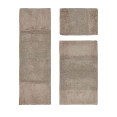 Granada Collection 100% Cotton 3 Piece (17" X 24" | 24" X 40" | 20" X 60") Bath Rug Set