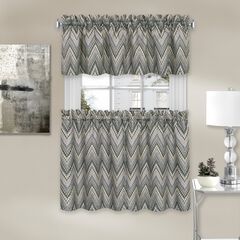 Avery Window Curtain Tier Pair and Valance Set
