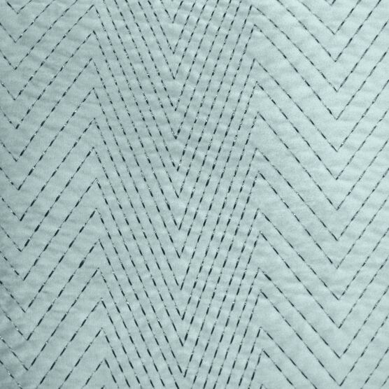 Velvet Embroidered Chevron Decorative Pillow , , alternate image number null