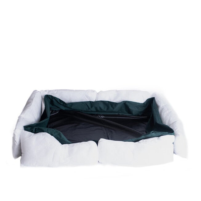 Bolstered Dog Bed, Anti-Slip Pet Bed, Laurel Green, X-Large, , alternate image number null