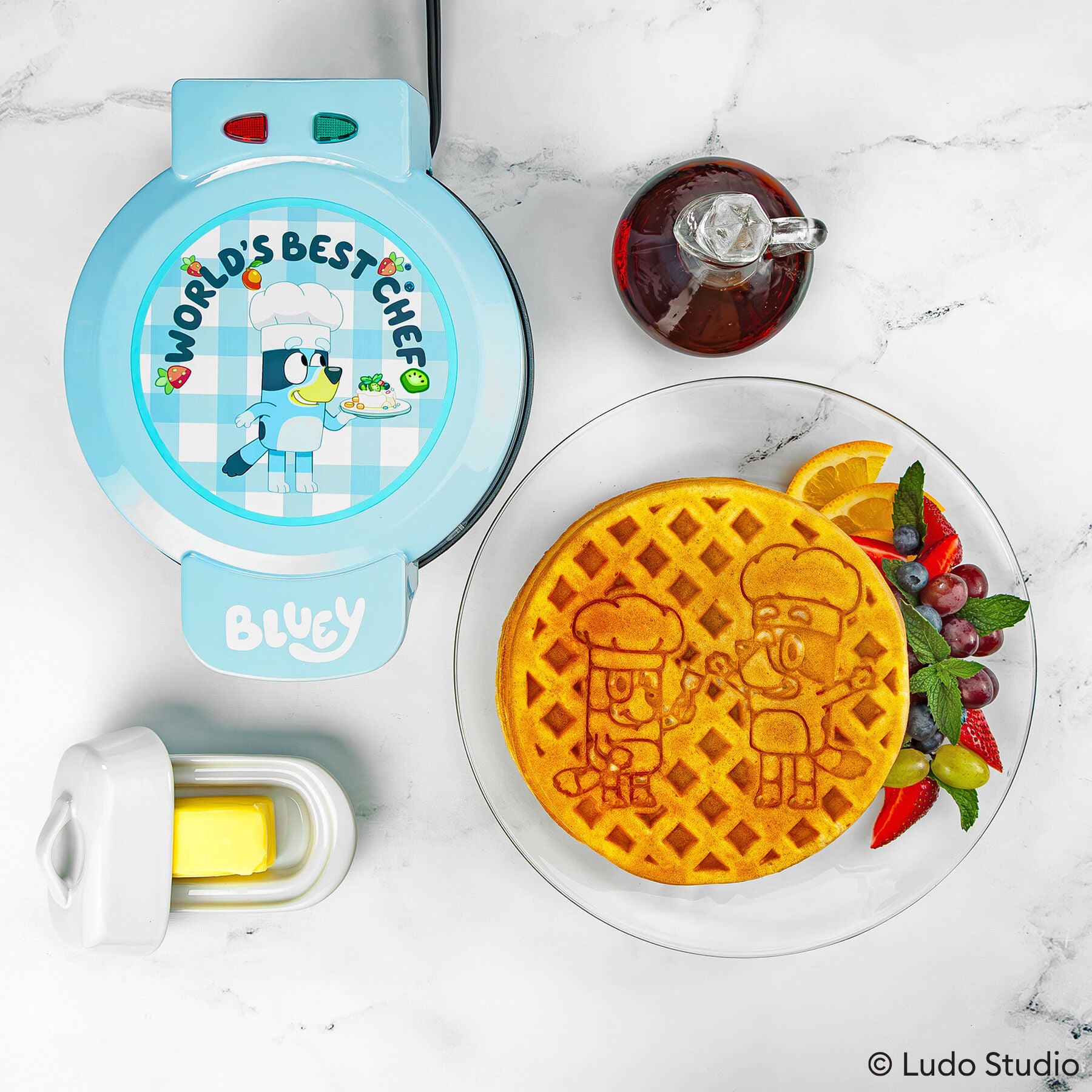 Bluey Waffle Maker, BLUE, hi-res image number 0