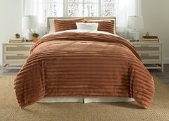 Faux Fur Comforter 3-PC Set