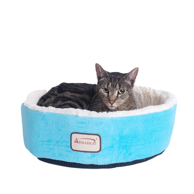 15 inches Soft Plush Round Dount Cat Beds, Dog Cuddler, , alternate image number null