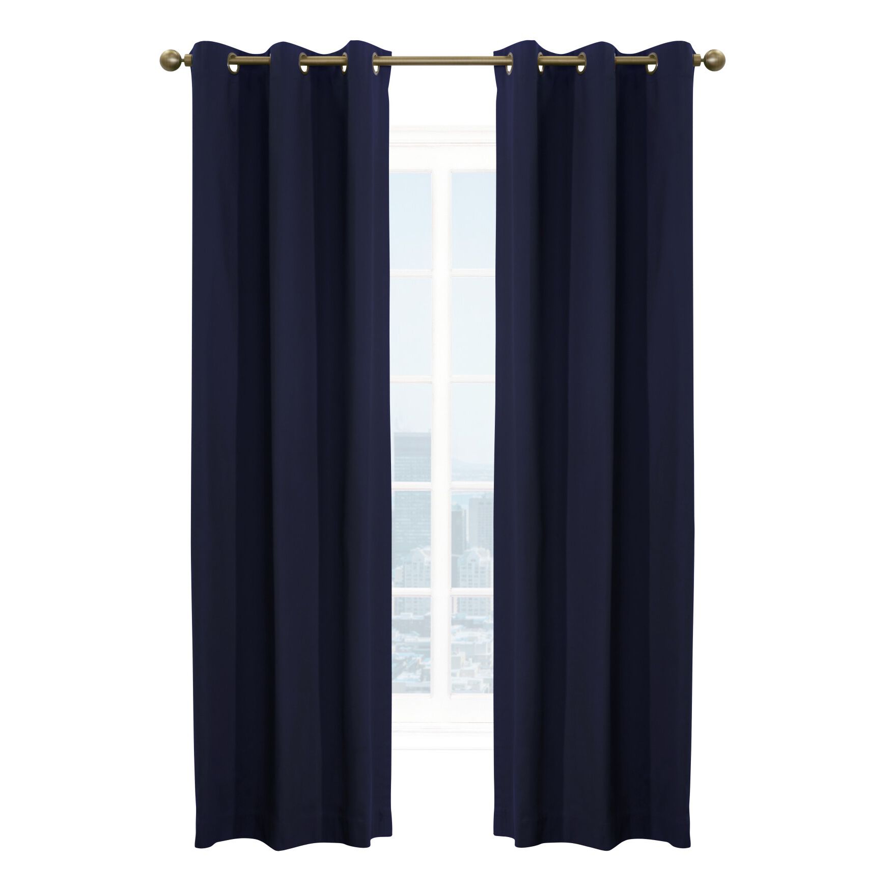 Weathermate Room Darkening Grommet Curtain Panel Pair, , alternate image number 23