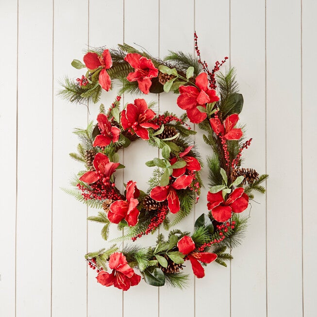 Amaryllis Wreath, , alternate image number null