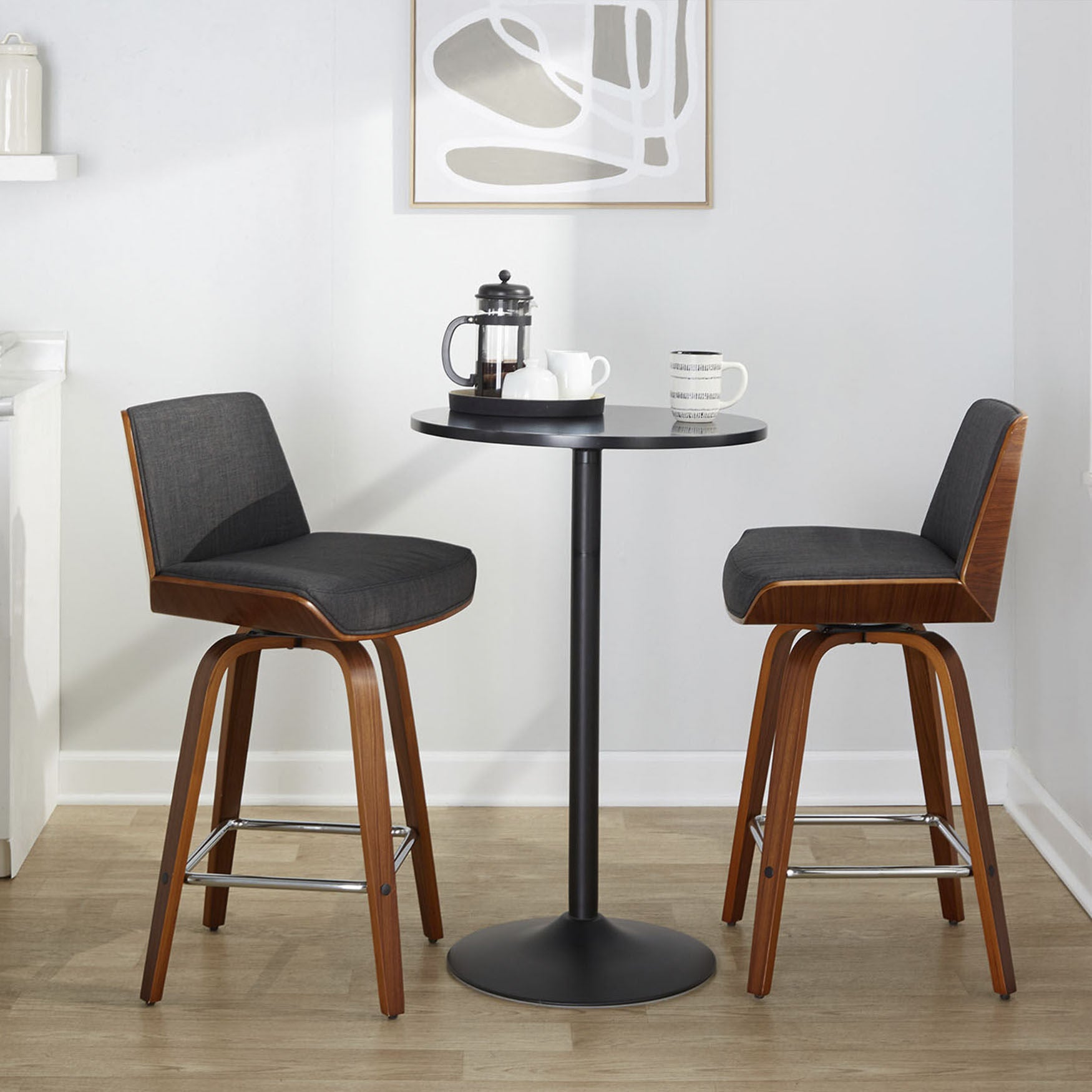 Corazza 26 inches Fixed-Height Counter Stool - Set Of 2, , alternate image number 7