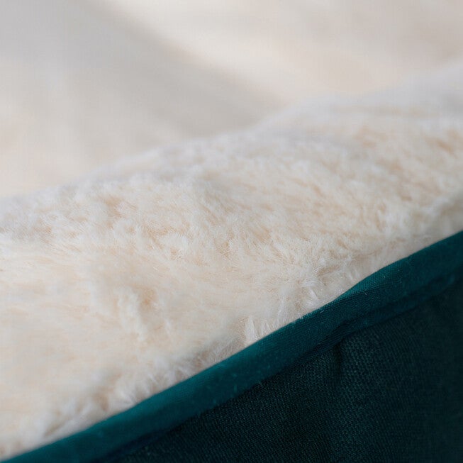 Pet Bed & Mat, Luxury soft Dog Cushion, Laurel Green/Ivory, X-Large, , alternate image number null