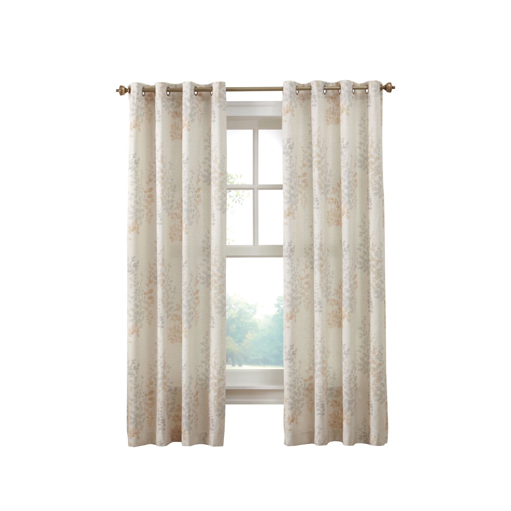 Lana Light Filtering Grommet Curtain Panel, , alternate image number 6