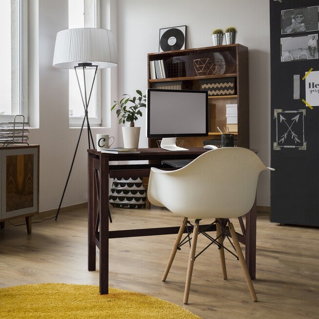 Montego Folding Desk with Pull-Out-Espresso, , alternate image number null