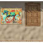 Galloping Horse Outdoor Wall Art, , on-hover image number 1