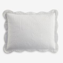 White Quilted Pillow Shams