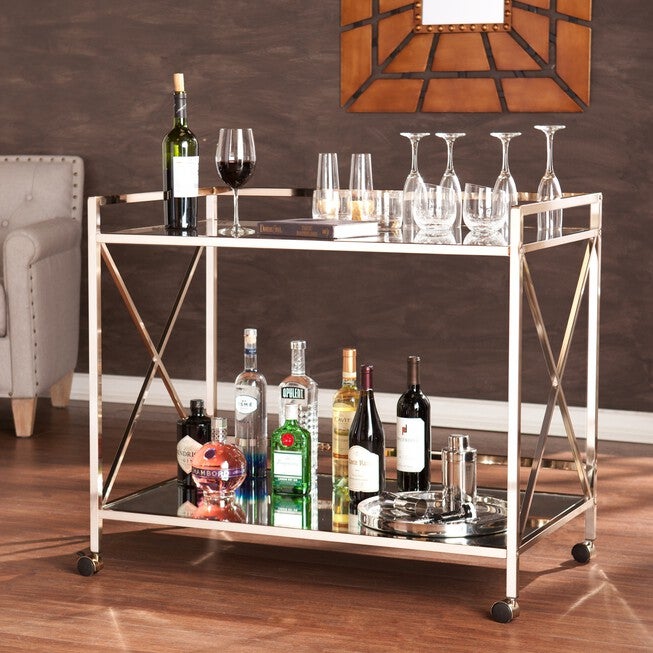 Maxton Bar Cart, GOLD, hi-res image number null