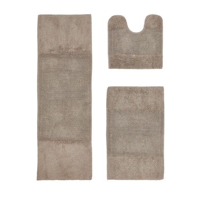 Granada Collection 100% Cotton 3 Piece (20 inches X 20 inches | 21 inches X 34 inches | 20 inches X 60 inches) Bath Rug Set, SAND, hi-res image number 0