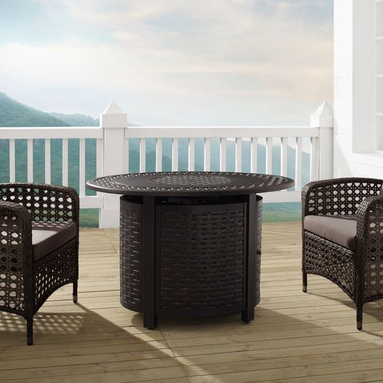 Davis Aluminum Oval LPG/NG Fire Pit, , alternate image number null