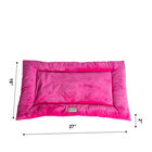 Medium Pet Bed Mat , Dog Crate Soft Pad With Poly Fill Cushion, , alternate image number null