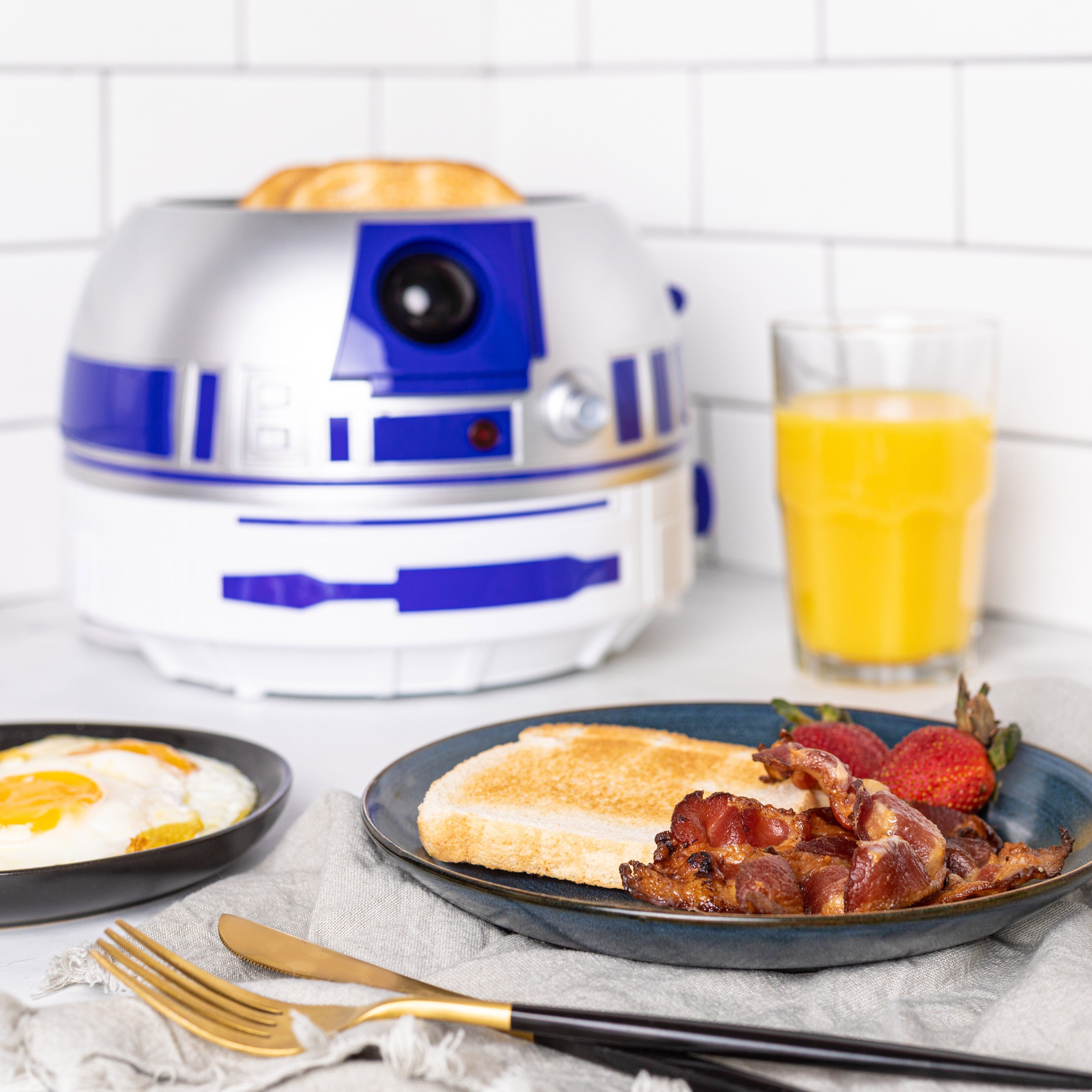 Star Wars R2D2 Deluxe Toaster, SILVER, alternate image number 1