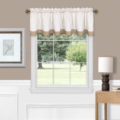 Westport Window Curtain Tier Pair and Valance Set