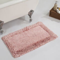 Shaggy Border Bath Rug Mat, 21" X 34"