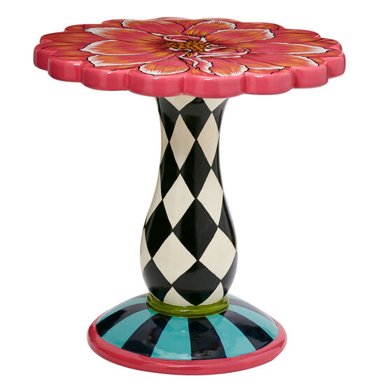 Exclusive Hand-Painted Flower Side Table, MULTI, hi-res image number null