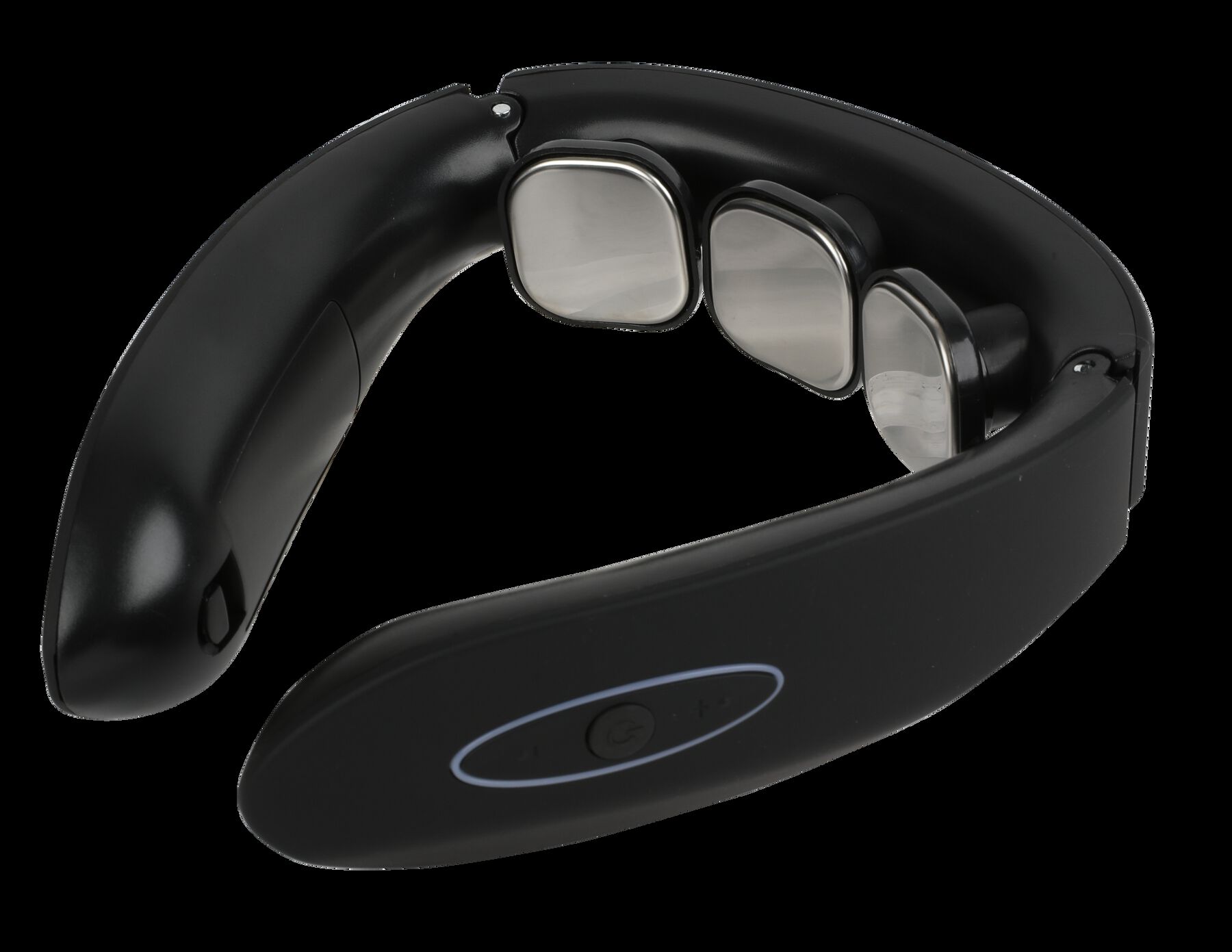 Brookstone 3 Nodes Electric Neck Massager, BLACK, alternate image number 2