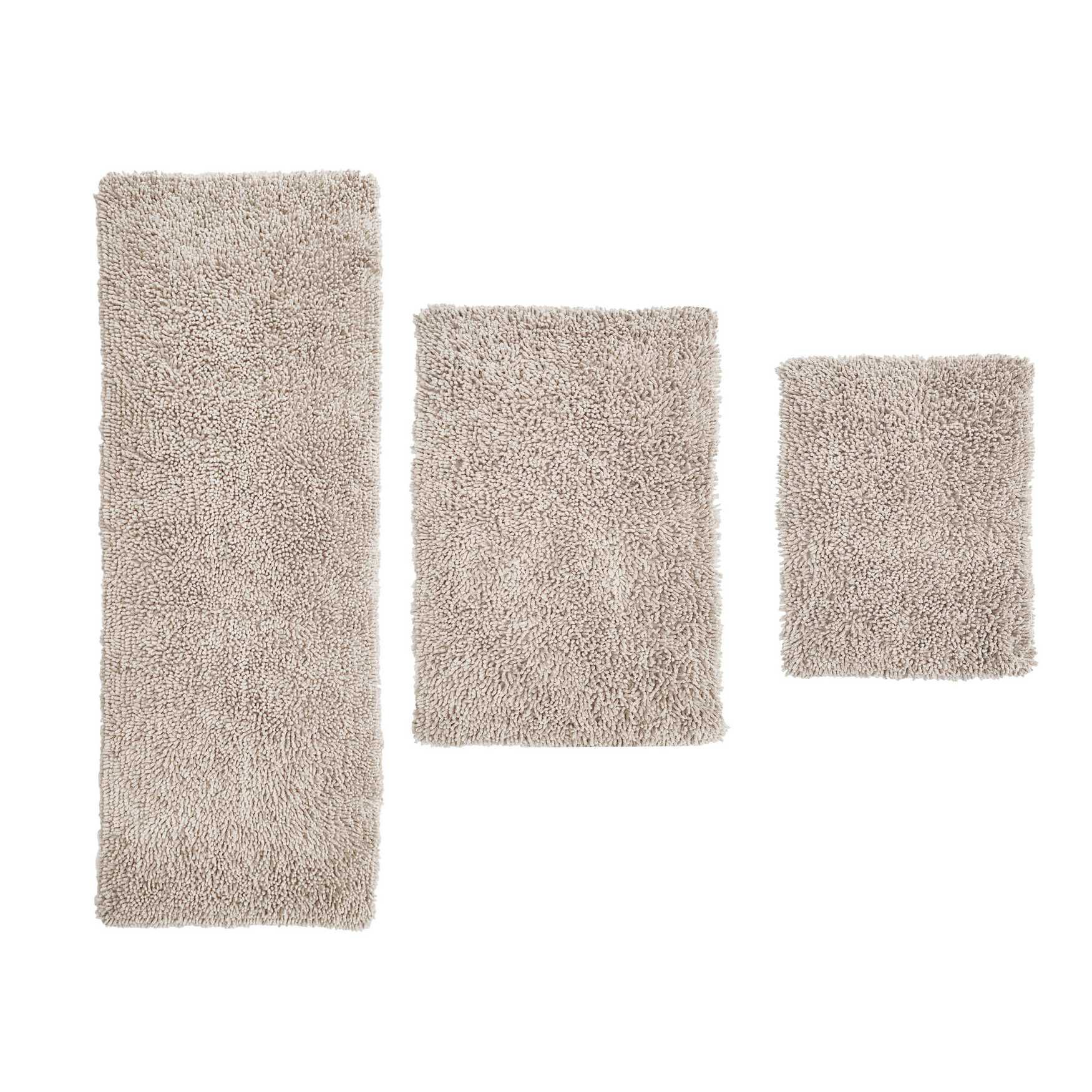 Fantasia 3 Piece Set Bath Rug Collection, IVORY, hi-res image number 0