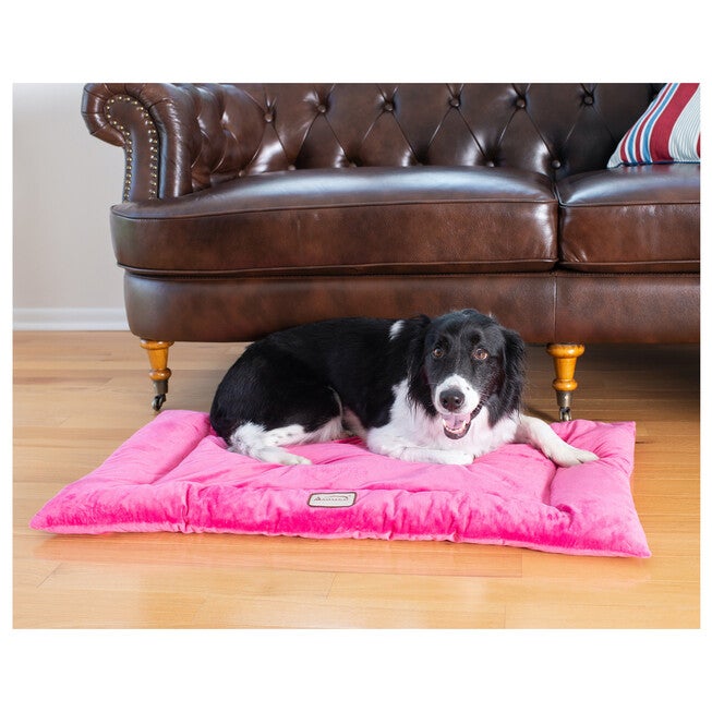 Large Pet Bed Mat , Dog Crate Soft Pad With Poly Fill Cushion, , alternate image number 2